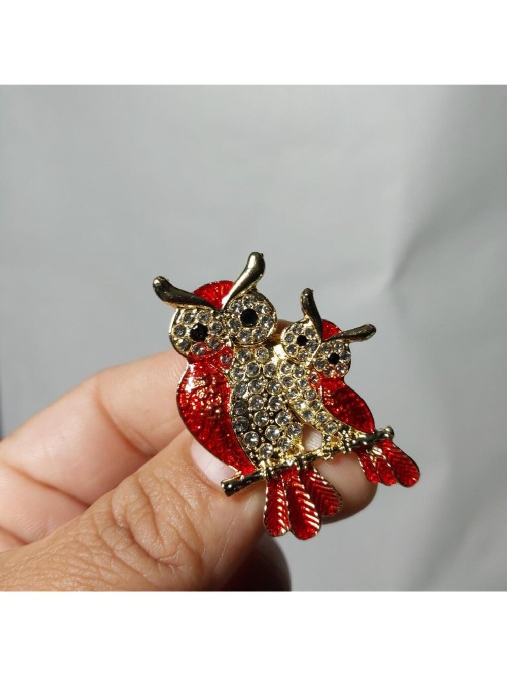 Multi Coloured Rhinestone Animal Brooches - Picture 4 of 7